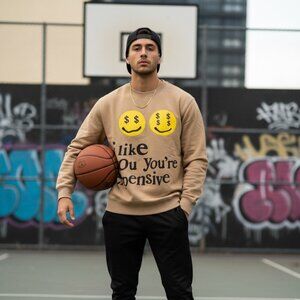 NWT Nagri men’s simple and eye catching design sweater shirt  size M